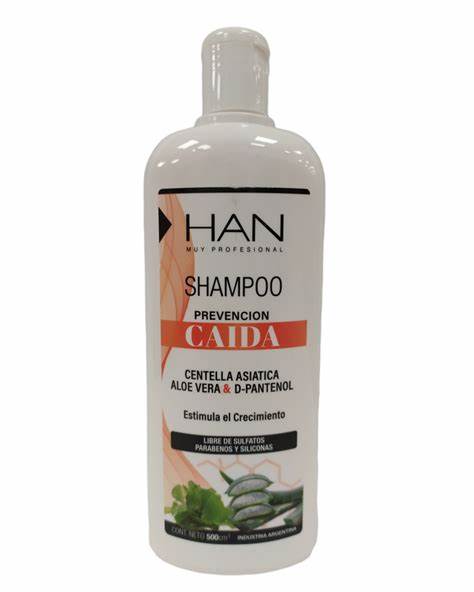han profesional prevencion caida centella asiatica aloe vera y d-pentanol libre de sulfato ref0519
