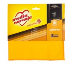 Paño MF micro fibra Lustradora naranja