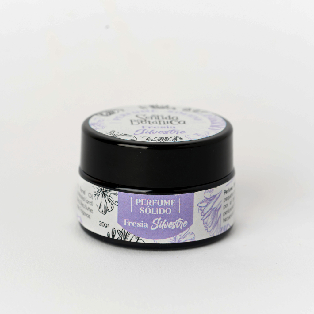 PERFUME SOLIDO FRESIA SILVESTRE SENTIDA BOTANICA
