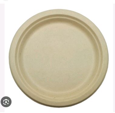 Platillos 17 cm bio degradable 50u