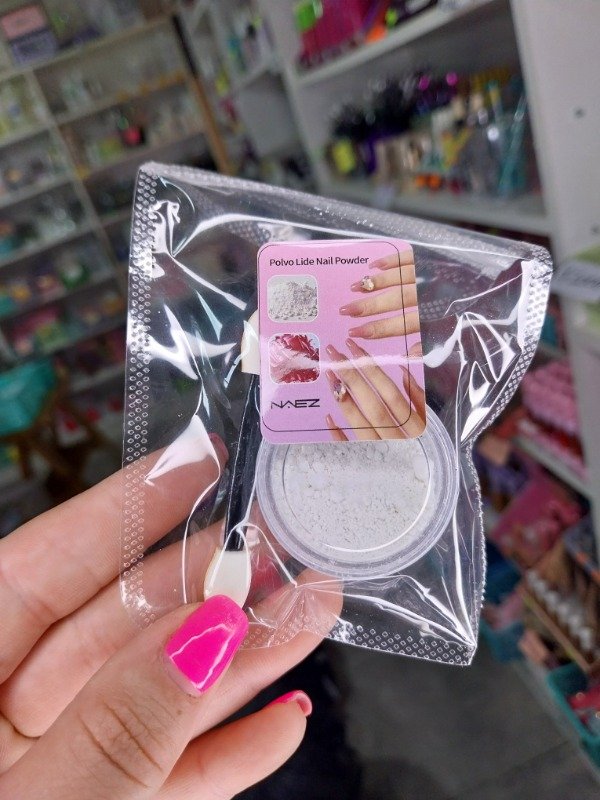 POLVO PARA UÑAS PIGMENTO BLANCO