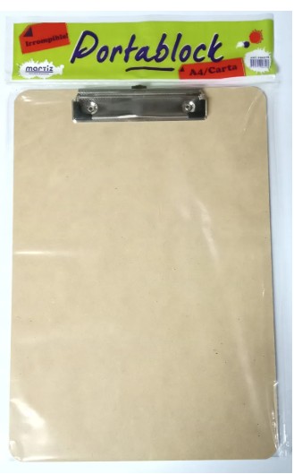 PORTA BLOCK A4 MARTIZ SIMIL MADERA