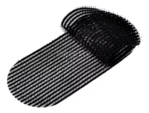 Abrojo negro Sujeta Pelo Corto X 2 Unidad/ Barberia/separadores