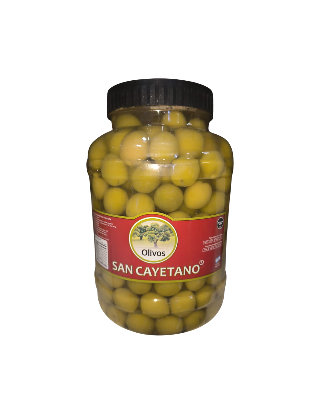Aceituna verde Entera T000 2kg San Cayetano