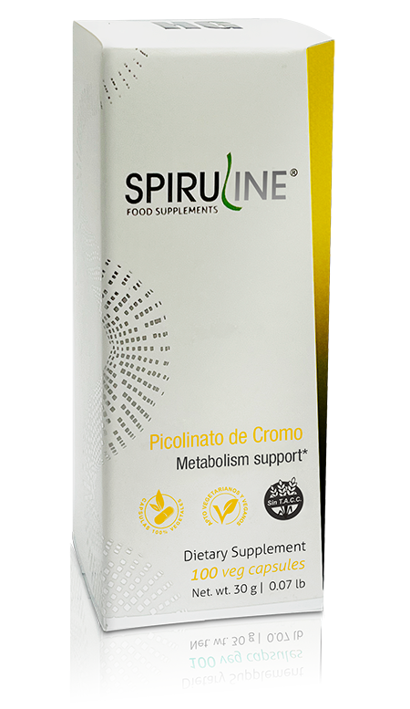 SPIRULINA PICOLINATO DE CROMO x 100 cap. HG