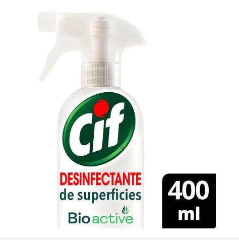 Limpiador liquido cif desinfectante gatillo 400ml