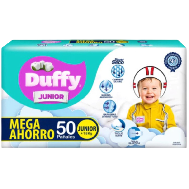 Pañal baby junior 50u Duffy (3)