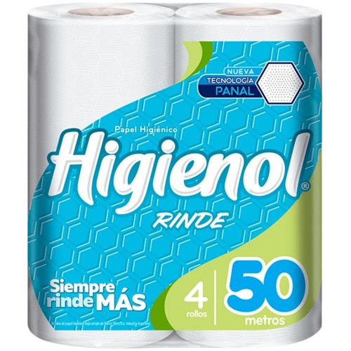 Papel higienico 4x50mts rinde Higienol (12)