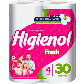 Papel higienico 4x30mts fresh Higienol (12)