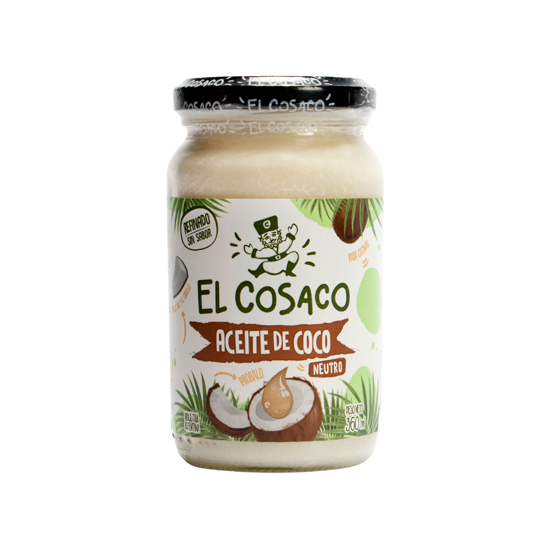 ACEITE DE COCO NEUTRO x 360 CC EL COSACO