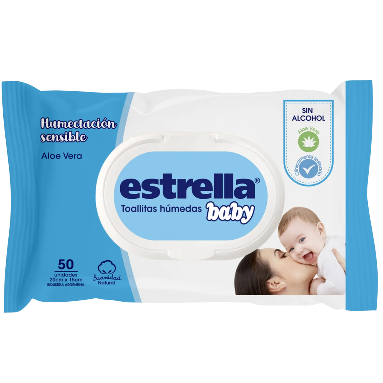 Toallitas humedas 50u humectacion sensible Estrella (18)