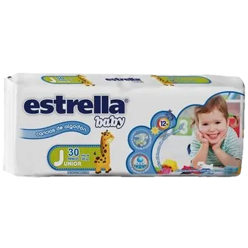 Pañal baby junior 30u Estrella (4)