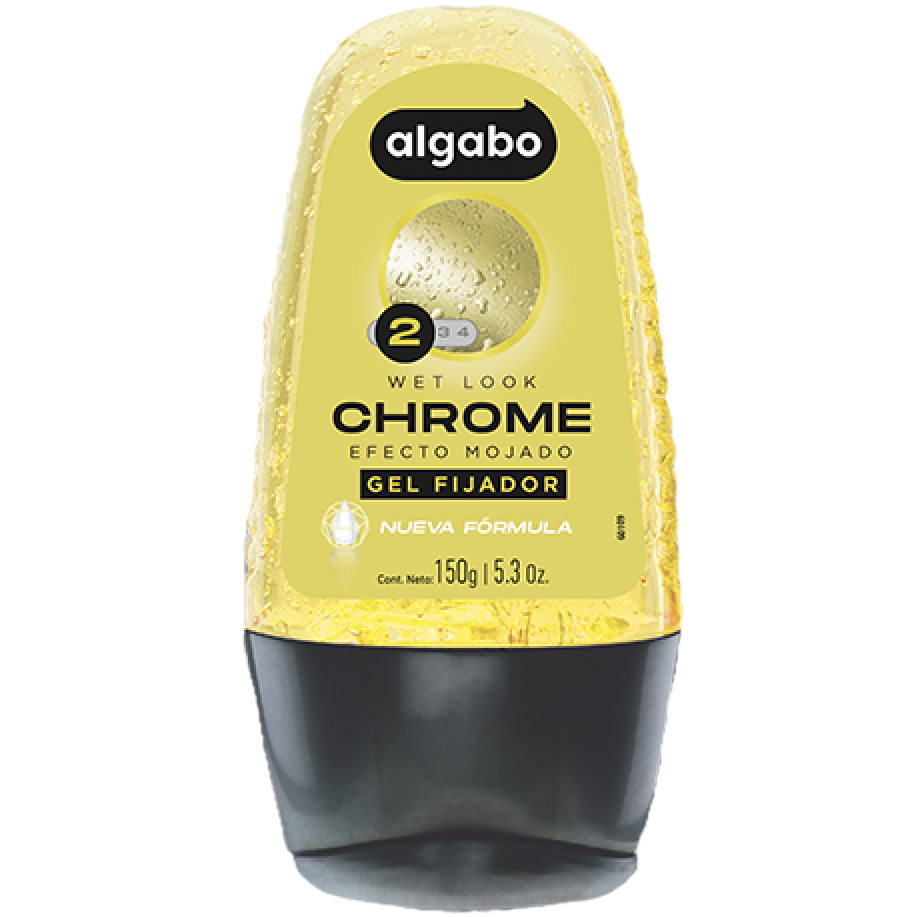 Gel capilar 150g gota chrome Algabo (12)