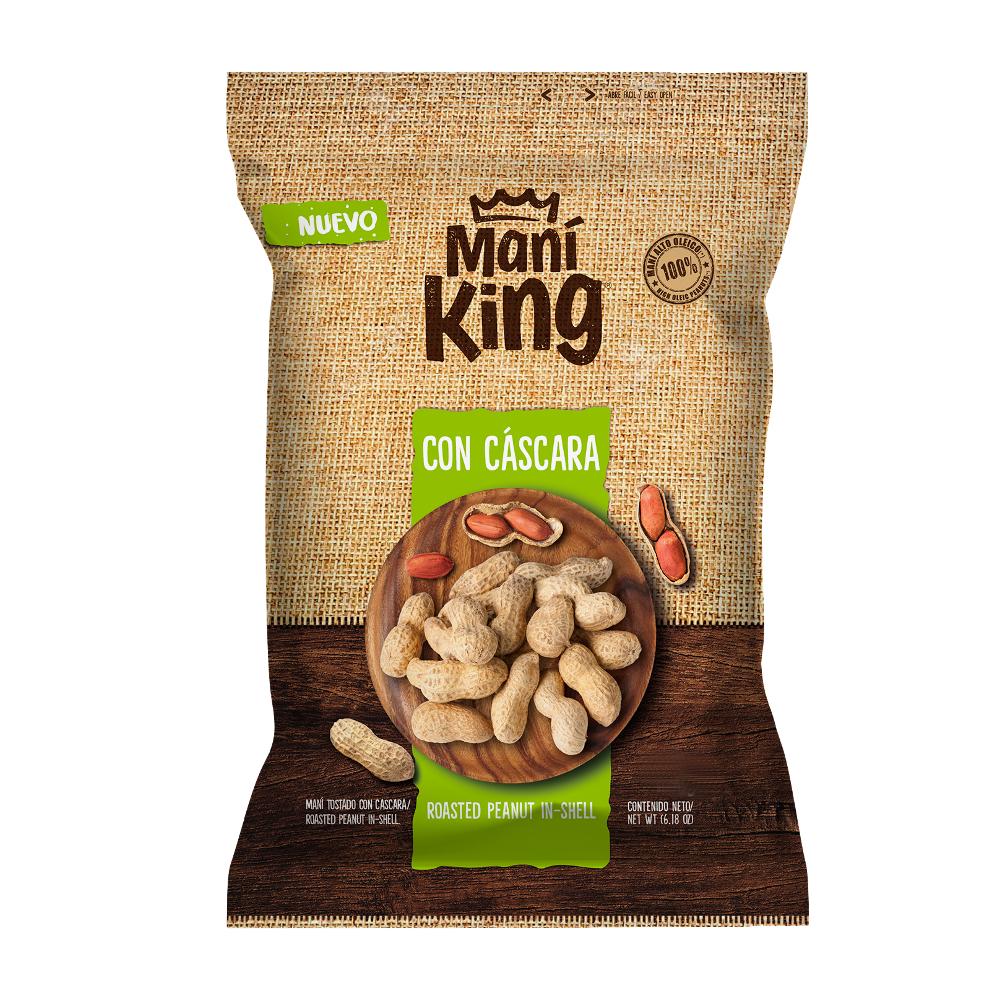MANI KING TOSTADO CON CASCARA X 175 GRS