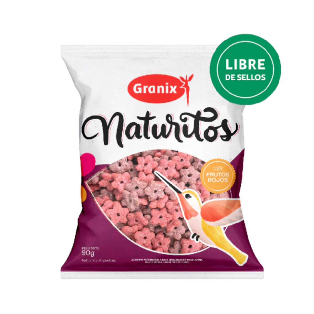 NATURITOS FRUTOS ROJOS x 90g GRANIX