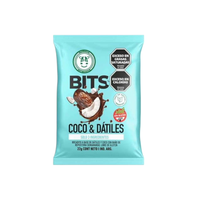 BITS DE COCO Y DATILES X 22 GRS FELICES LAS VACAS