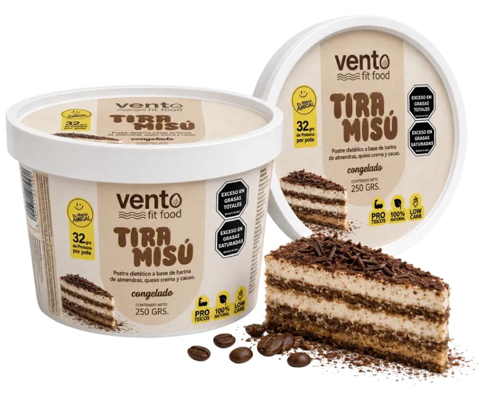 POSTRE TIRAMISU KETO x 200g VENTO FIT