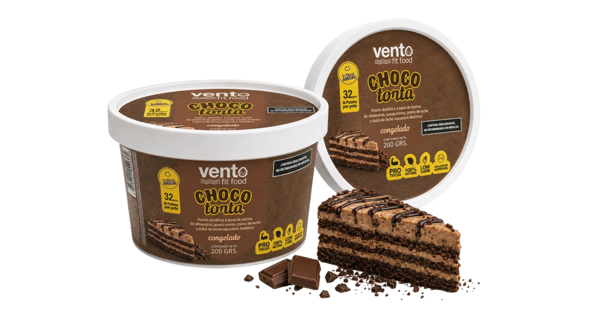 POSTRE CHOCOTORTA KETO x 200g VENTO FIT