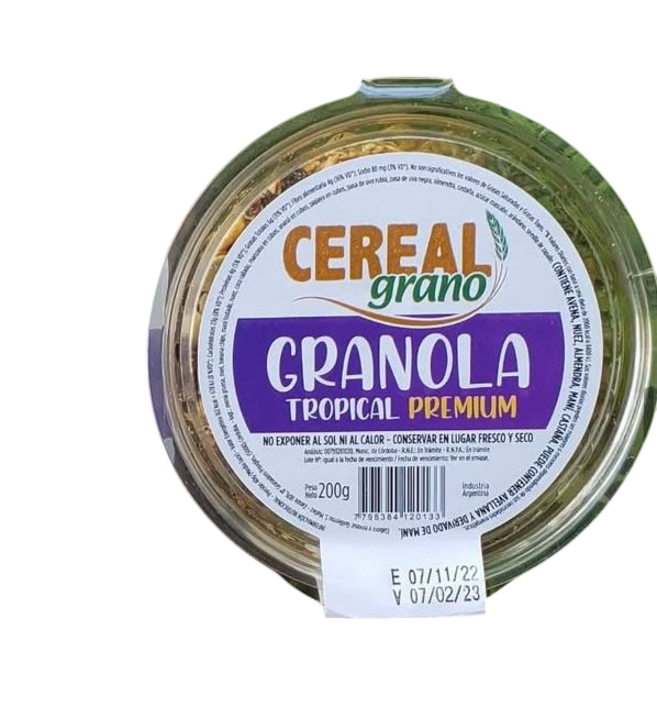 GRANOLA PREMIUM TROPICAL x 200g CERRO AZUL