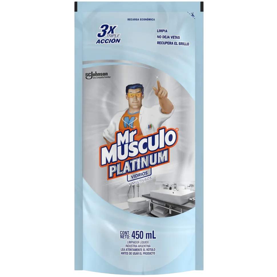 Limpia vidrio 450ml DP platinum Mr Musculo (15)