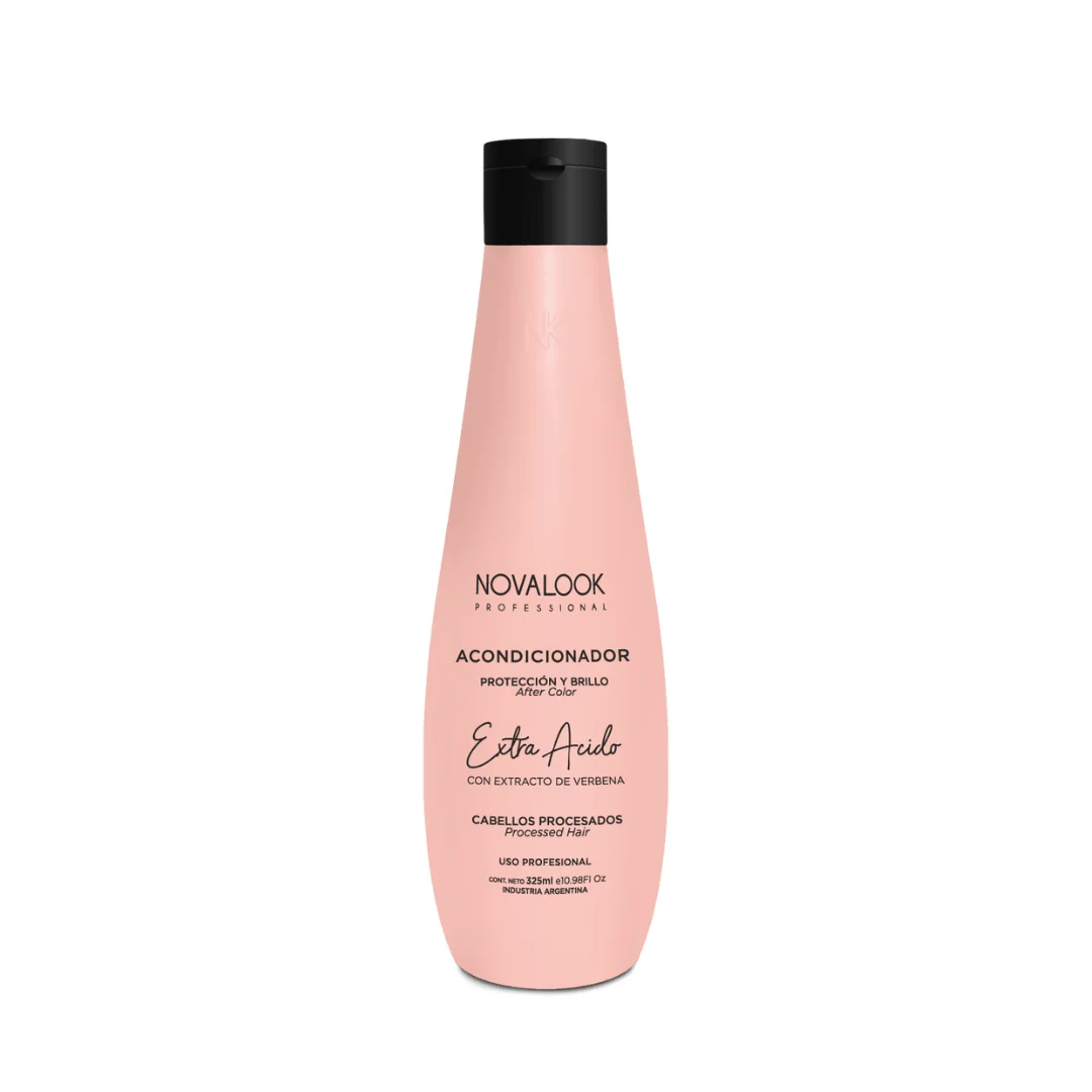 acondicionador extra acido cabellos procesados novalook 760ml