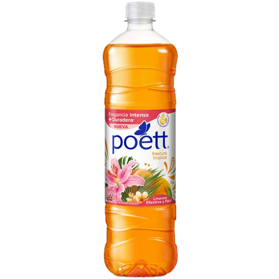 Desodorante p/ piso 900ml frescura tropical Poett (12)