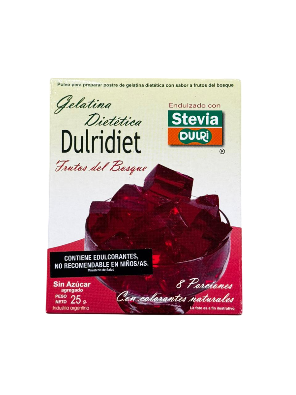 GELATINA FRUTOS DEL BOSQUE X 25 GRS DULRI