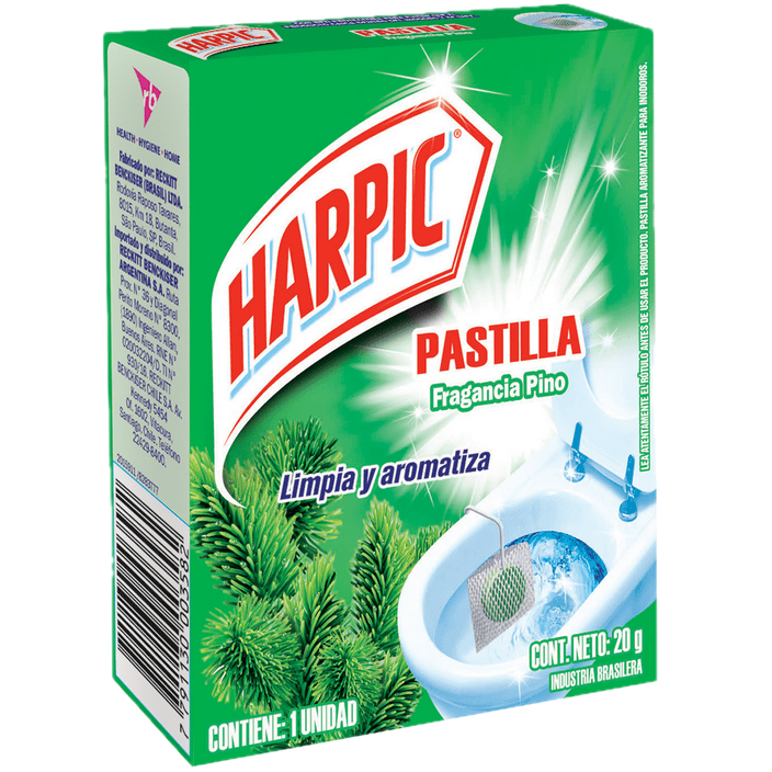 Pastilla inodoro pino Harpic (36)