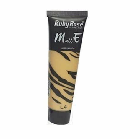 Base Ruby Rose Matte Alta Cobertura L4