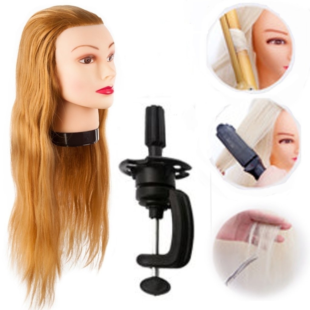 CABEZA DE PRACTICA CABELLO PROTEIN RUBIO EXTRA LARGO PR/XL 45-50cm. Codigo 02544 MARCA EUROSTIL * RESISTE CALOR
