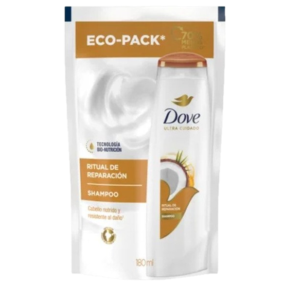 Shampoo 180ml DP ritual de reparacion Dove (12)