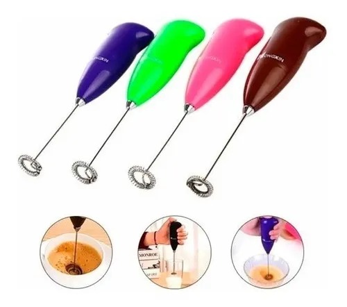 Batidor de café a pilas (pilas incluidas)